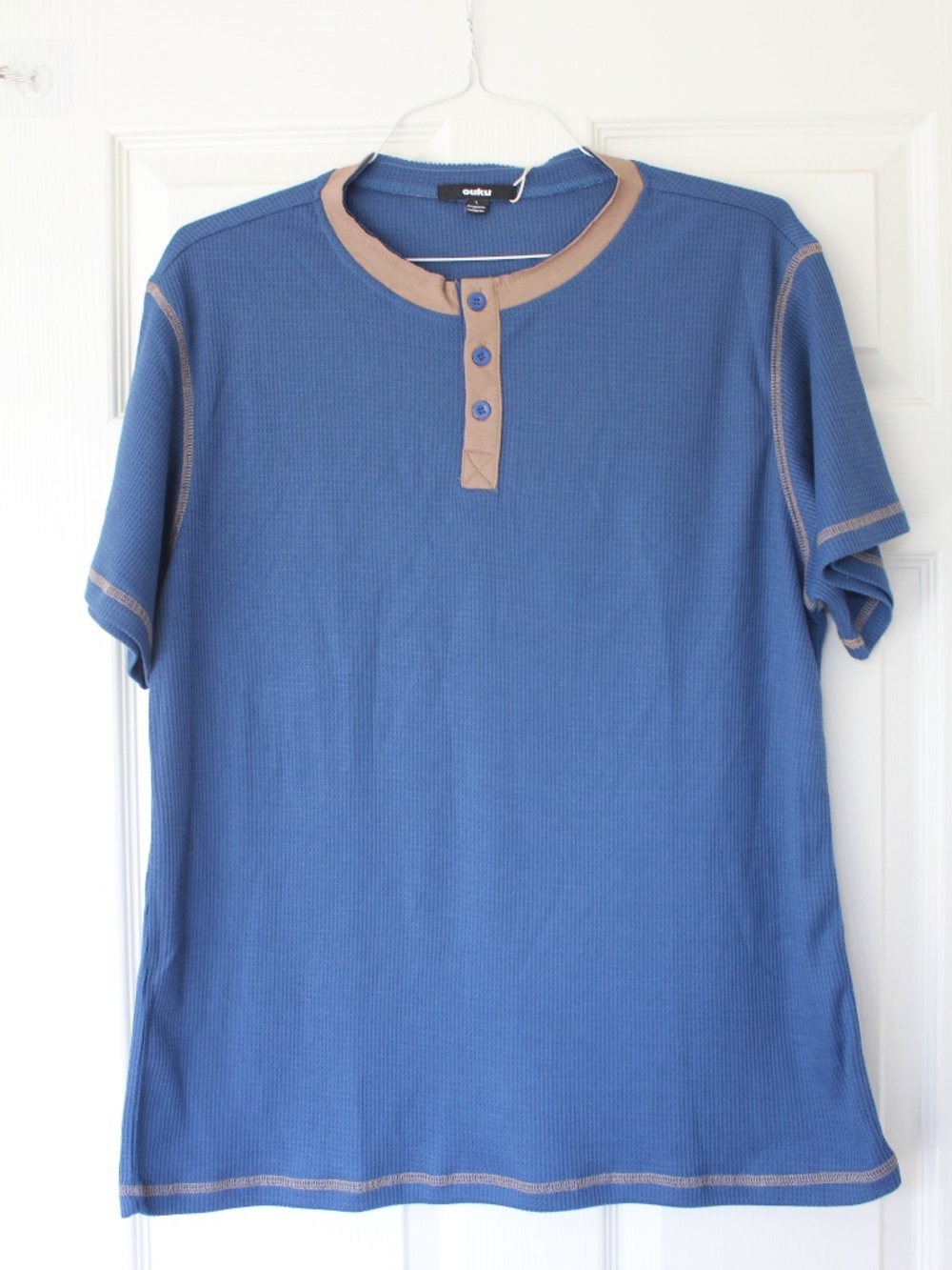 Ouku, Blue, Large, Henly tshirt, New